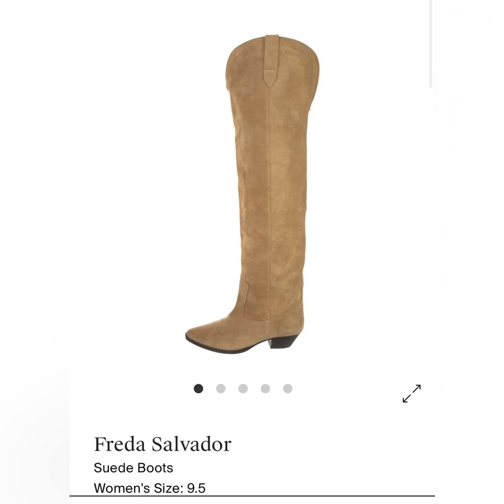 Not for sale Freda Salvador Suede Over-The-Knee Boots